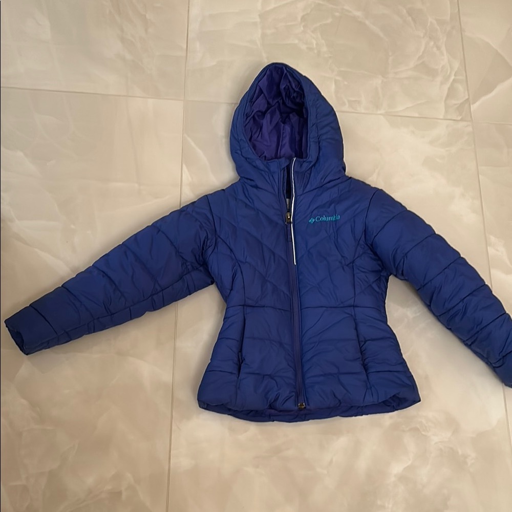 Columbia Girls Puffer Jacket in Vibrant Blue